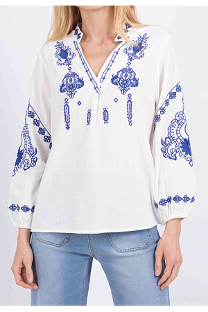 BOHO BLUS MED BRODYR