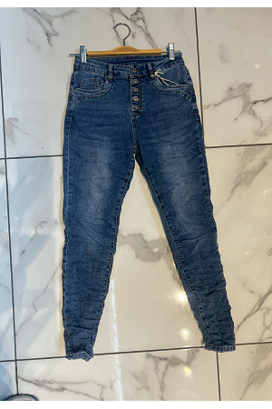 SKÖNA STRETCHJEANS