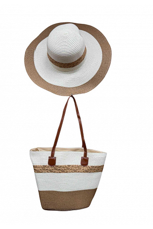 SET: SOMMARHATT & CABASVÄSKA