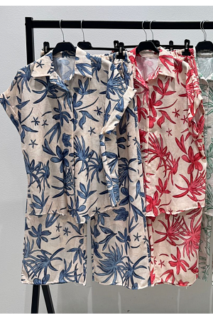SOMMARSET MED TROPISK PRINT