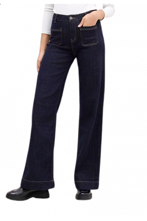 RAKA JEANS I MÖRKBLA DENIM