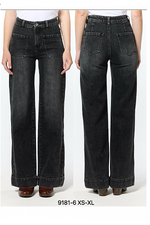 VIDA JEANS MED FRAMFICKOR