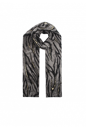 TIGERMÖNSTRAD SCARF I VISKOS