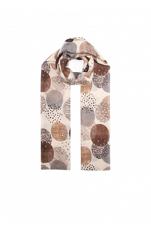 MÖNSTRAD SCARF MED CIRKLAR