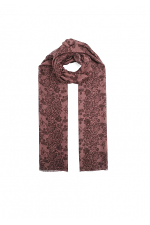 FLORAL MESH SCARF