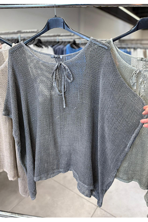 PONCHO-TOPP I BOMULL