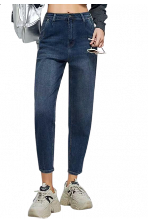 AVSMALNANDE JEANS I VINTAGETVÄTT