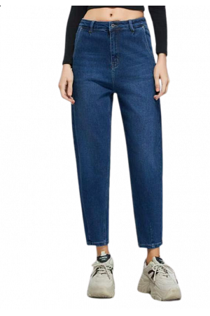 AVSMALNANDE MOM JEANS MED STRETCH