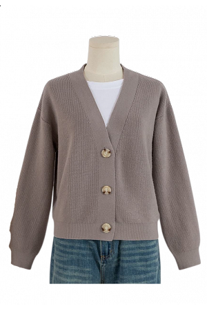 RIBBSTICKAD KNAPP-KARDIGAN – MIXAT PACK