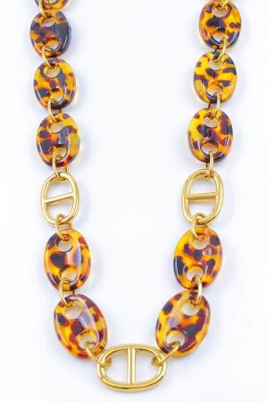 Chunky statement-halsband