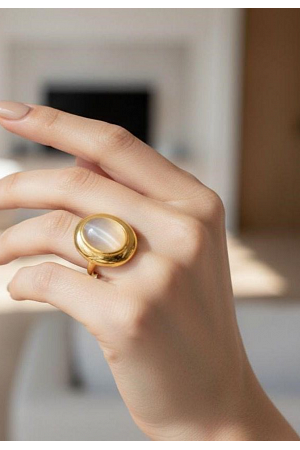 Statementring med retrokänsla