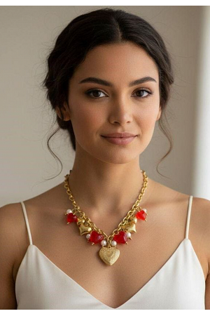 Halsband med kärleksfull lyster