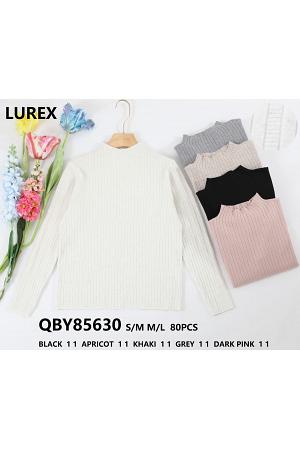 Lurexstickad polotröja
