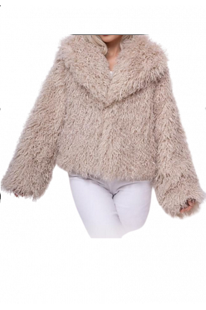 FLUFFIG TEDDYJACKA