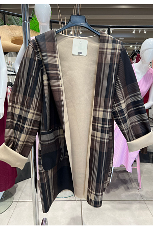 RUTIG CARDIGAN/JACKA MED FICKOR