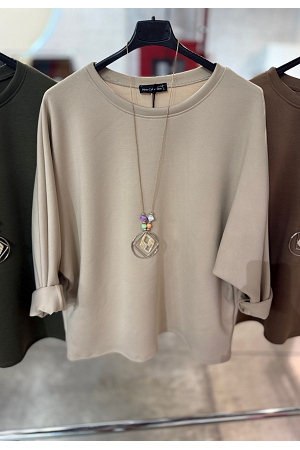 TRÖJA MED MEDFÖLJANDE HALSBAND