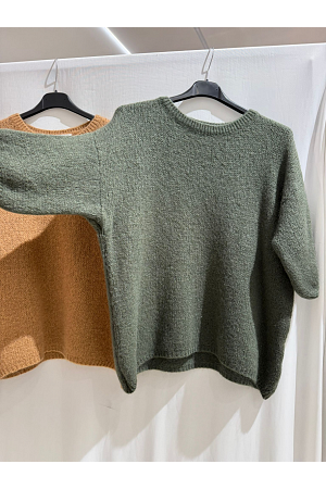 MJUK OCH SKÖN TOPP MED HALVLÅNGA ÄRMAR