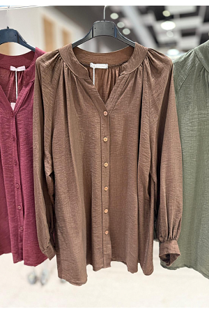 BLUS MED MURARKRAGE OCH BALLONGÄRM