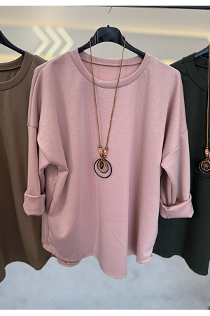 TRÖJA MED HALSBAND