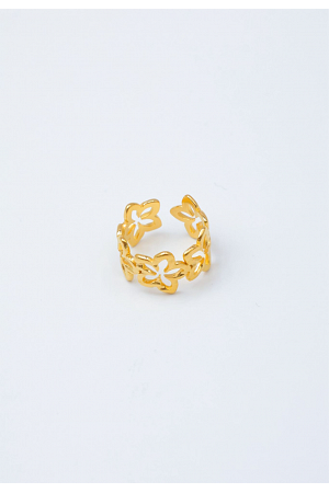 JUSTERBAR BLOMSTER-RING