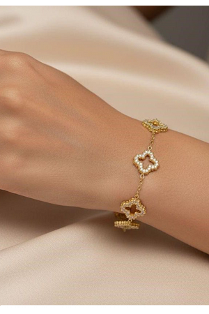 ARMBAND MED FYRKLOVER