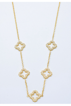 HALSBAND MED FYRKLOVER