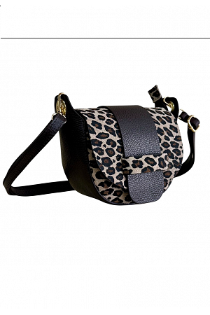 LEOPARDMÖNSTRAD CROSSBODY-VÄSKA