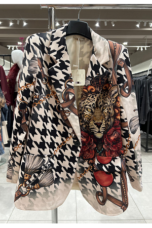 STATEMENT-KAVAJ MED LEOPARD & MÖNSTER