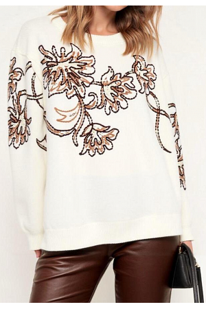 TRÖJA MED BRODERADE DETALJER - MIXAT PACK