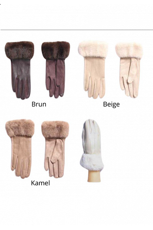 HANDSKE MED FUSKPÄLSMUDD & TOUCHFUNKTION