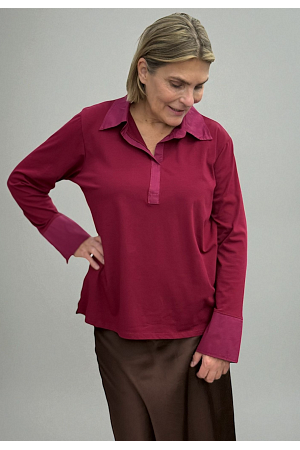 FIN BLUS MED STRETCH