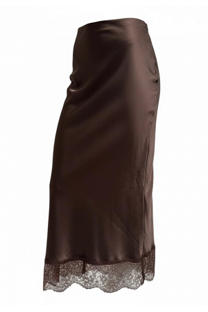 ELEGANT KJOL MED SPETSKANT