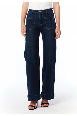 WIDE LEG JEANS MED SYNLIGA FICKOR