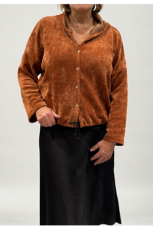 MYSIG HOODIE MED KNAPPFRONT