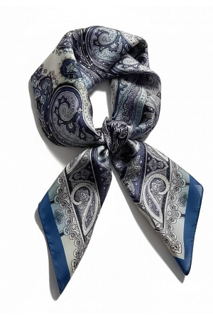 SIDENLIK MINI-SJAL MED PAISLEYMÖNSTER