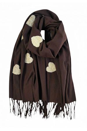 HALSDUK MED HJÄRTAN OCH FRANSAR