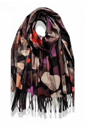 HALSDUK MED CAMOUFLAGEMÖNSTER OCH FRANSAR