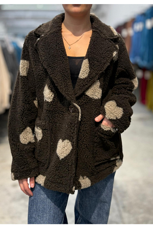 TEDDYJACKA MED HJÄRTAN