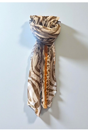 Mönstrad scarf