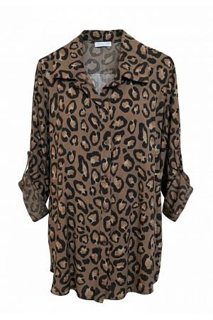 LEOPARDSKJORTA I VISKOSE