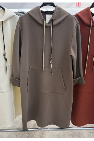 HÄRLIG LÅNGHOODIE/KLÄNNING