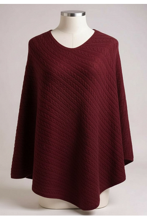 STRUKTURSTICKAD PONCHO