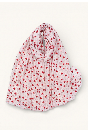 MÖNSTRAD SCARF MED DISKRET GLITTER