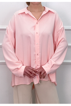 PLISSERAD SKJORTA MED VID PASSFORM