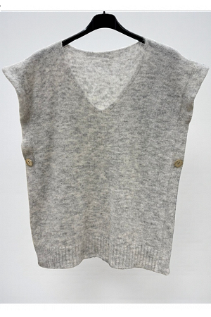 VÅRFIN STICKAD VÄST