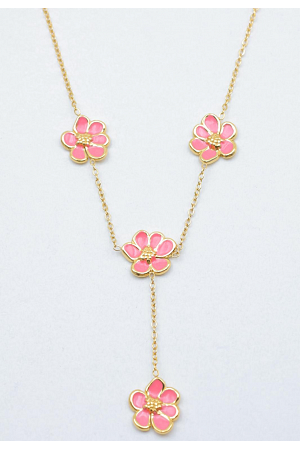 BLOMHALSBAND I ROSTFRITT STÅL