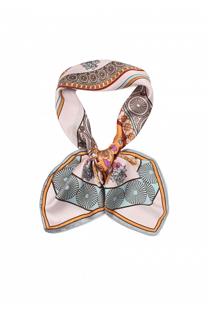 RETRO MÖNSTRAD HALSDUK – VISKOS