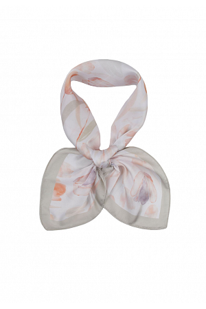 TULPANMÖNSTRAD HALSDUK – SILKESKÄNSLA