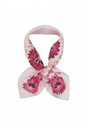 BLOMMIG HALSDUK – SILKESKÄNSLA