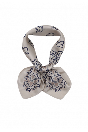 ORIENTALISK HALSDUK – PAISLEYMÖNSTER MED DETALJRIK KANT